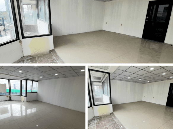 White Elegant Open Office Space Flyer