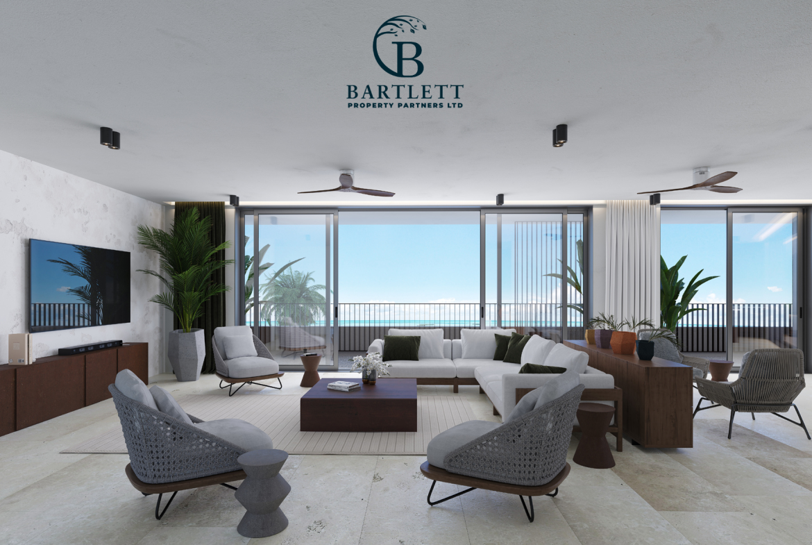 Oceanfront living room