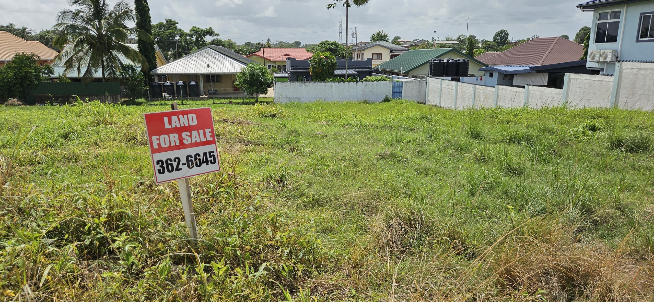 TRINIDAD REAL ESTATE LISTINGS 18 Fully Approved Land for Sale – Parforce Road, Gasparillo